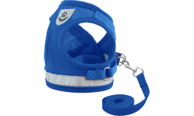 Ανακλαστικό γιλέκο σκύλου με λουρί