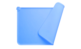 Αδιάβροχο Σιλικονένιο Πατάκι Φαγητού Γάτας με Ανυψωμένες Άκρες – Υπόστρωμα για Μπολ Κατοικιδίου